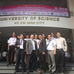 Lab picture with Prof. Đạt, President of VNU HCM